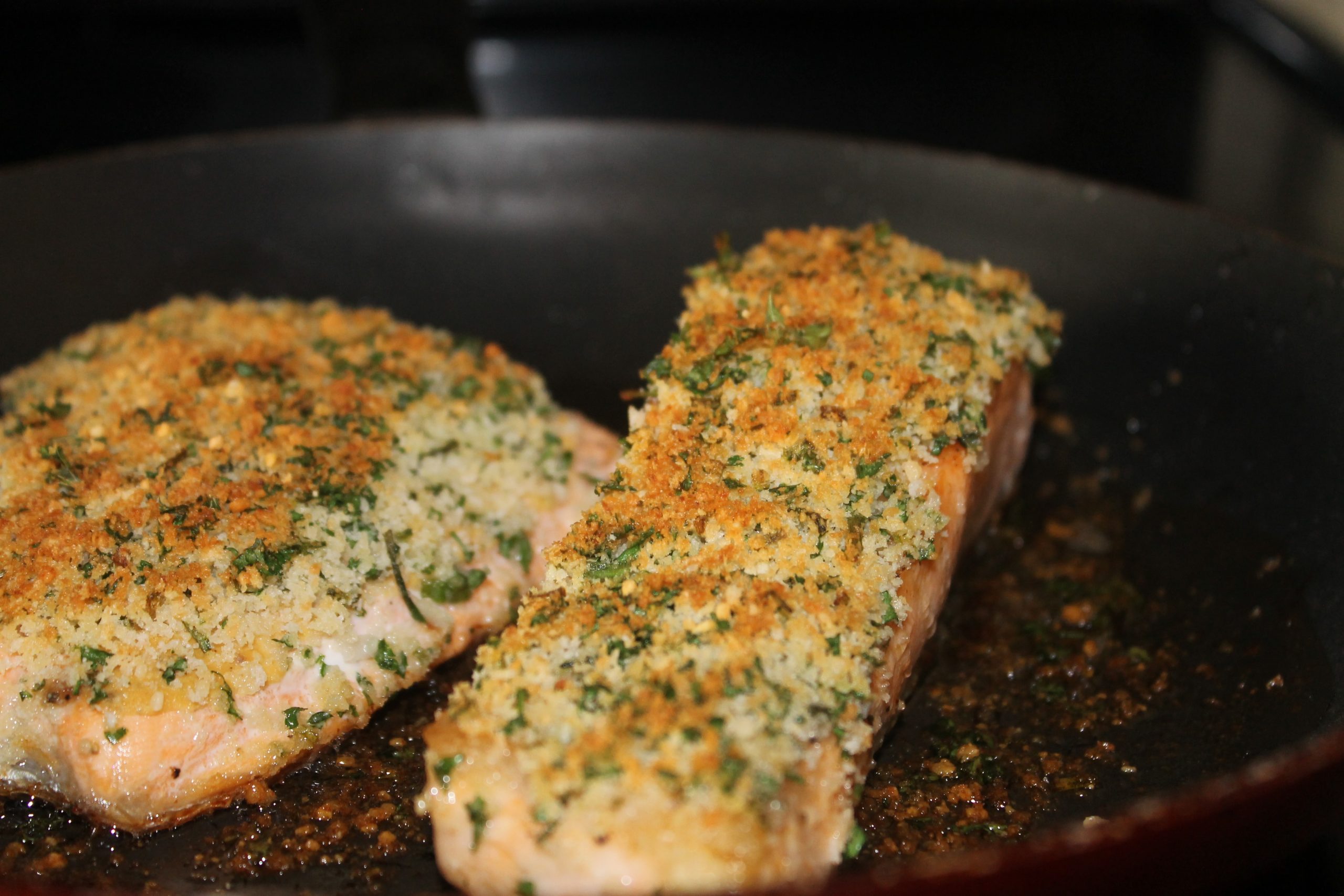 Panko & Herb Crusted Salmon Cooking for Keeps