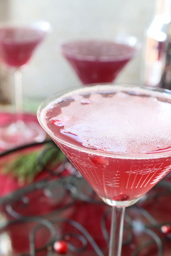 Pomeapple Martinis with Homemade Pineapple Infused Vodka Cooking for