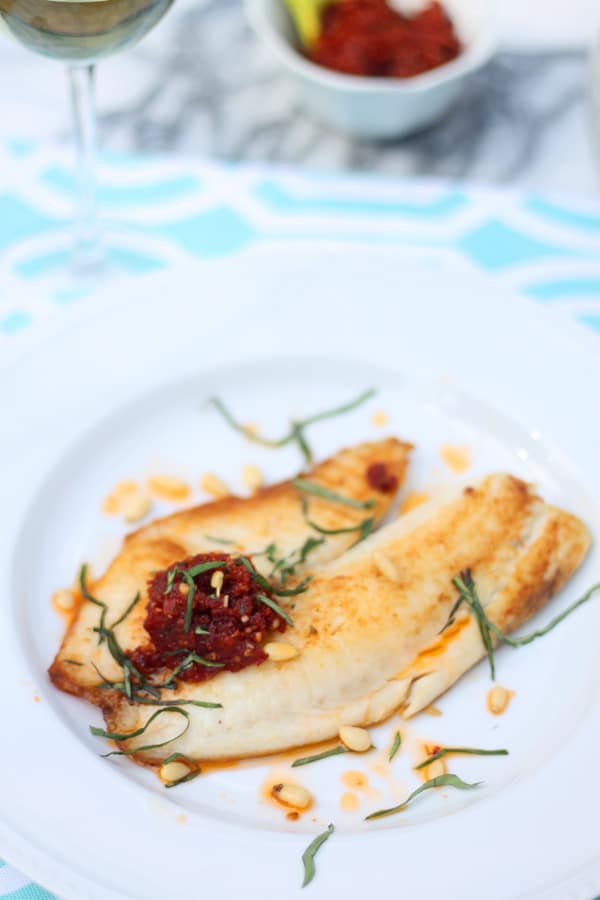 Tilapia with Sundried Tomato Pesto The Sustainable Seafood Blog