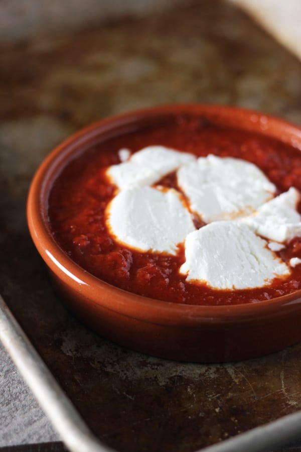Easiest Ever Baked Goat Cheese in Tomato Sauce Cooking for Keeps