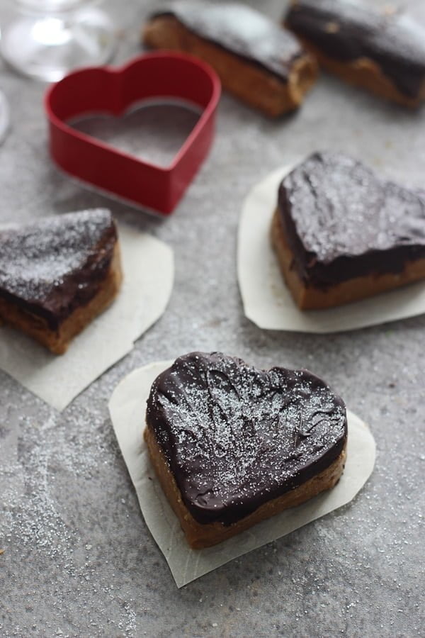 Valentine's Chocolate and Peanut Butter Bars + KitchenAid Mixer Giveaway Cooking for Keeps
