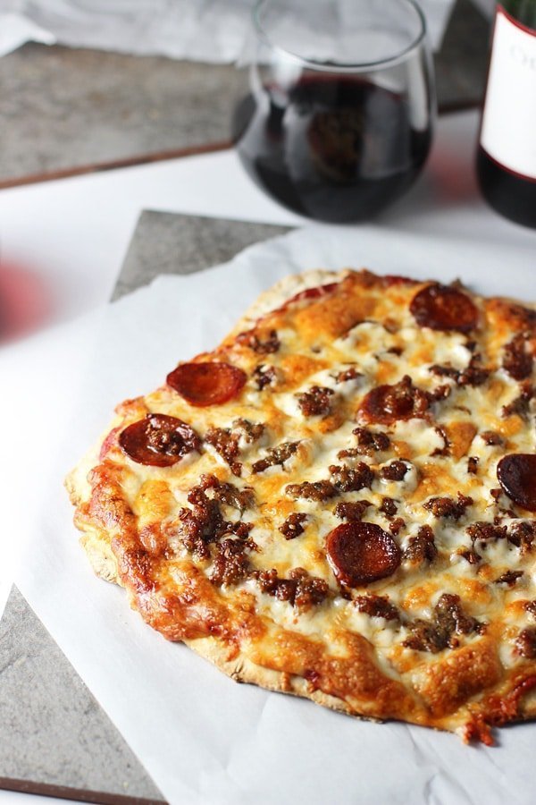 Copycat Imo&#39;s St.Louis Style Pizza with No Yeast, No Rest Crust - Cooking for Keeps