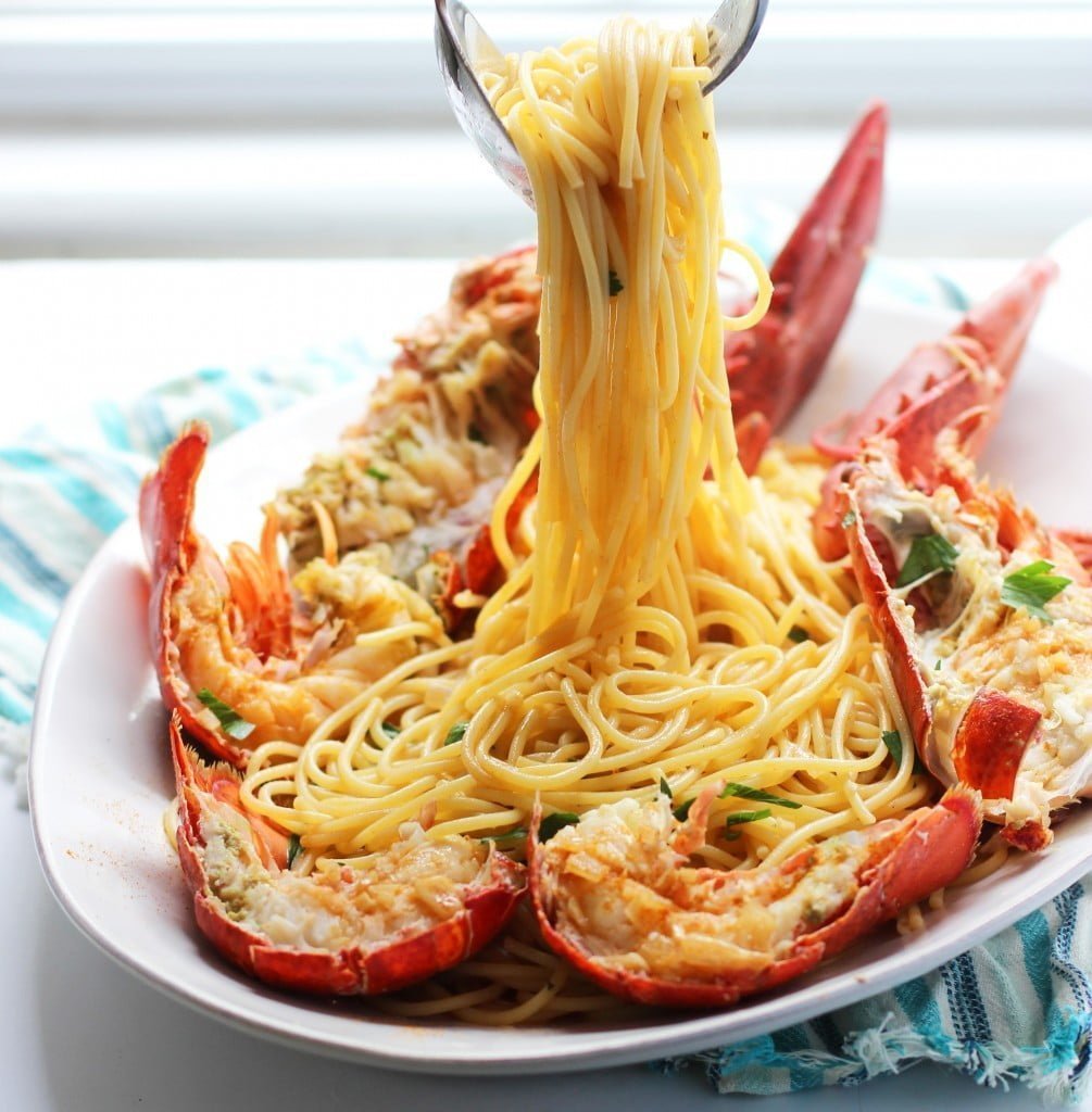 Lobster Spaghetti (Santorini Style)