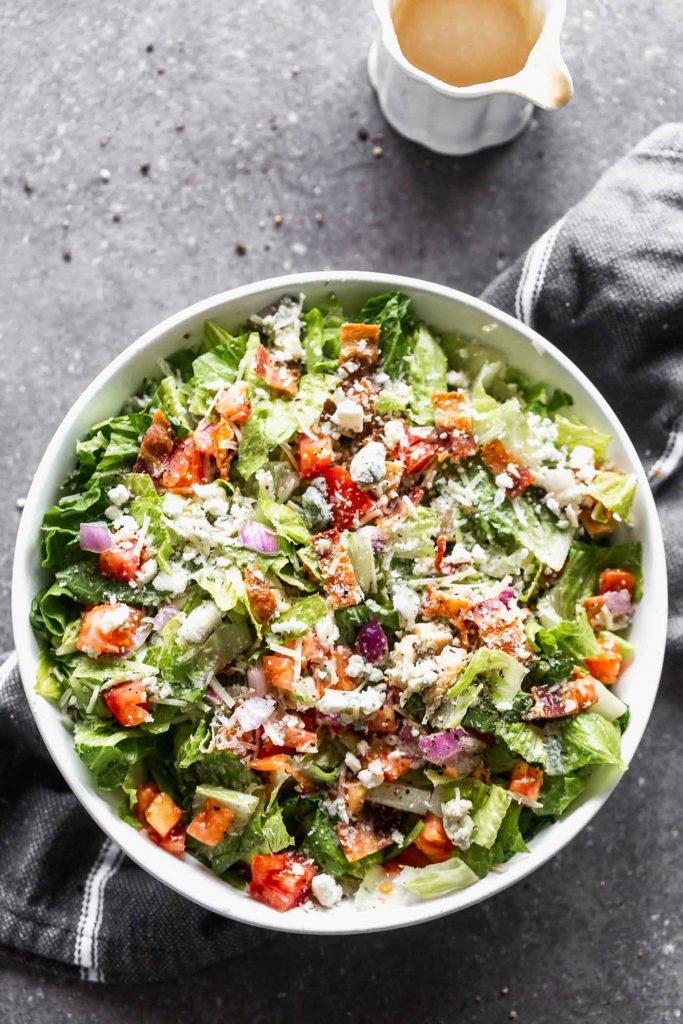 Chopped Tuscan Salad (Made from the Salad Bar!) - Cooking ...