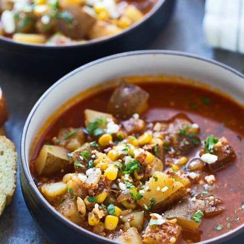Easy Chorizo & Potato Soup Cooking for Keeps