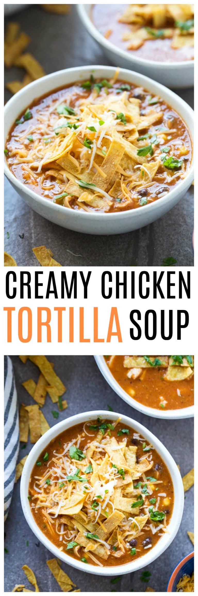 Creamy Chicken Tortilla Soup Cooking for Keeps