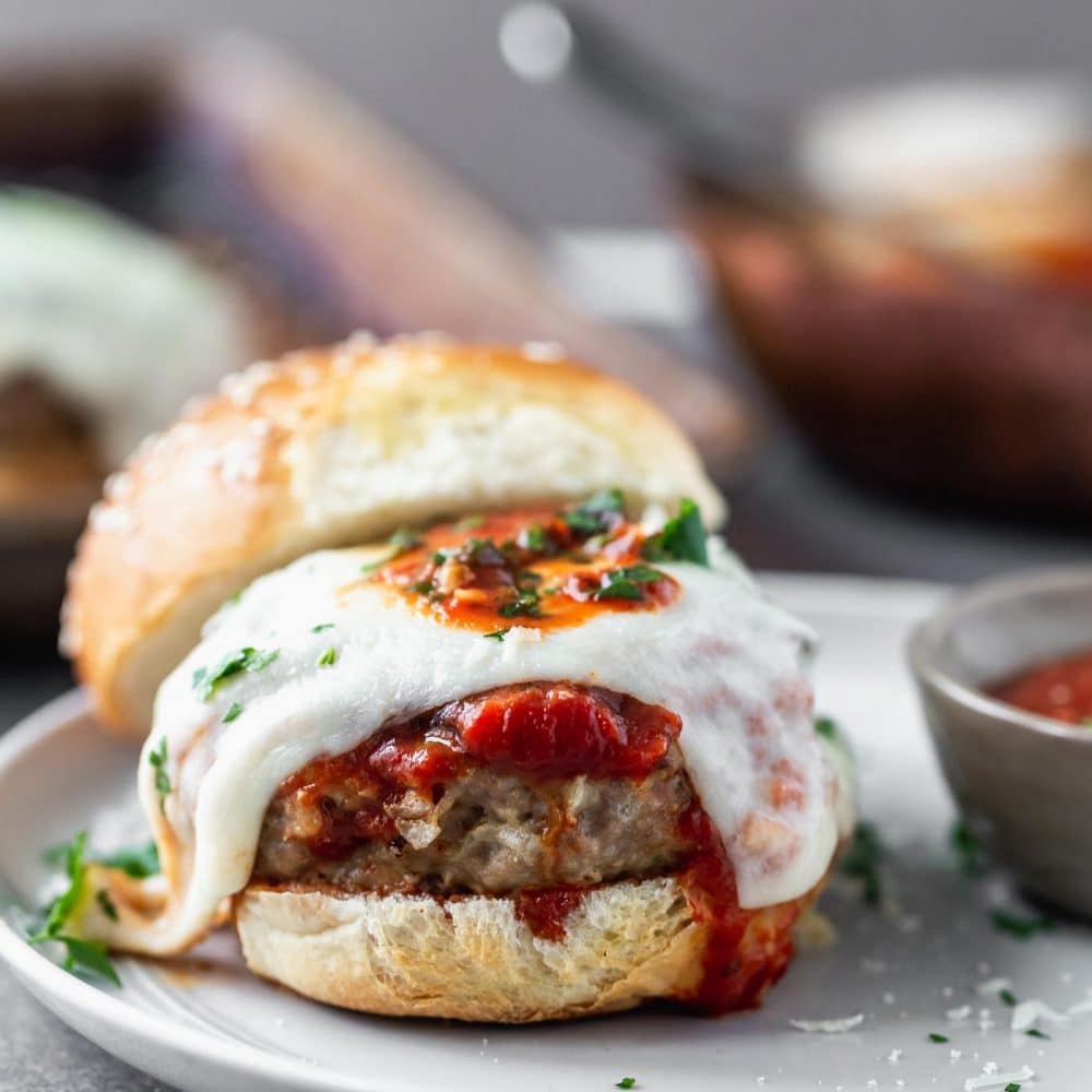 Turkey Meatball Burger Melts Cooking for Keeps
