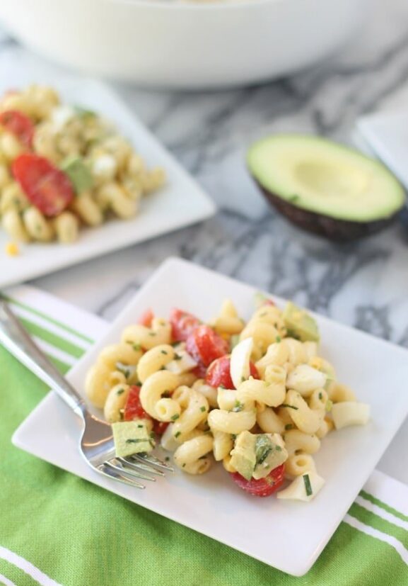 Cobb Pasta Salad with Red Wine Vinaigrette Cooking for Keeps