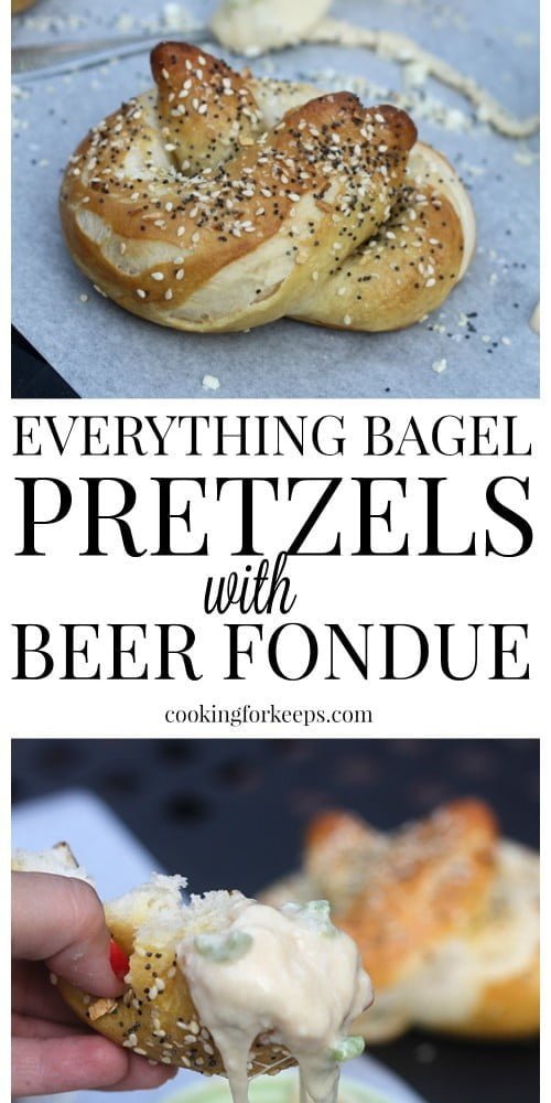 Everything Pretzels with Aged Monterey Jack, Pale Ale and Hatch Pepper