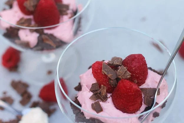 Raspberry Cheesecake Brownie Triffle2