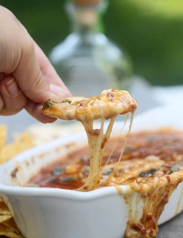 Poblano and Chorizo Queso Fundido 1
