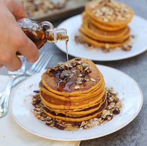 Pumpkin Pancakes with Brown Butter and Pecan Streusel PS2