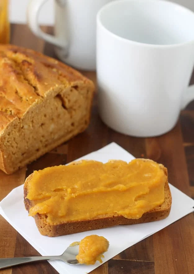 Pumpkin Beer Bread with Pumpkin Butter