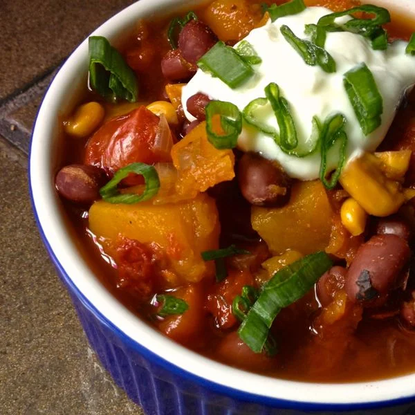 Slow-Cooker-Vegetarian-Chili-with-Butternut-Squash-The-Lemon-Bowl