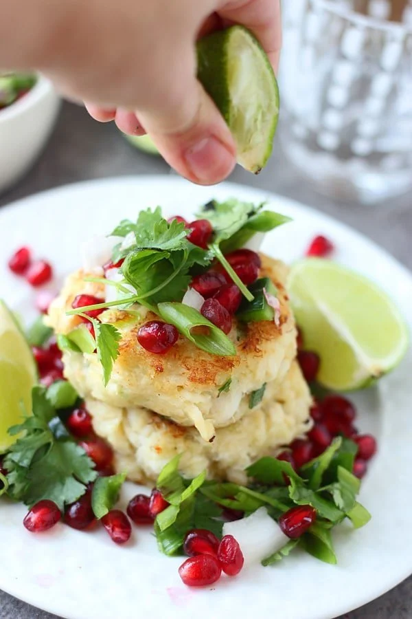 Crispy Crab Cakes with Pomegranate Salsa6