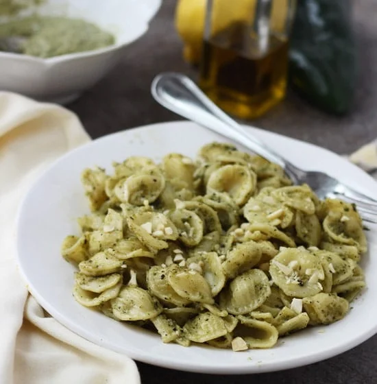Poblano Pesto with Orecchiette PS1