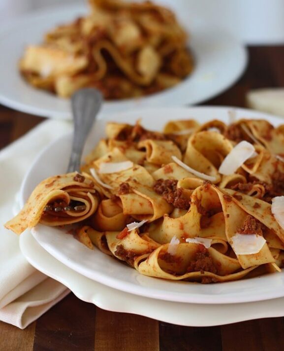 SlowCooker Bolognese Pappardelle Cooking for Keeps