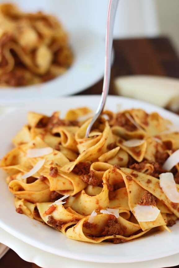 SlowCooker Bolognese Pappardelle Cooking for Keeps