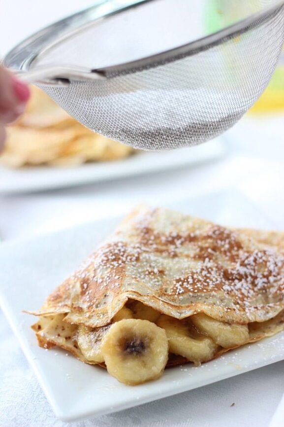 Skinny Bananas Foster Crepes Cooking for Keeps