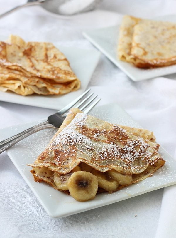 Banana Foster Crepes - Skinnytaste