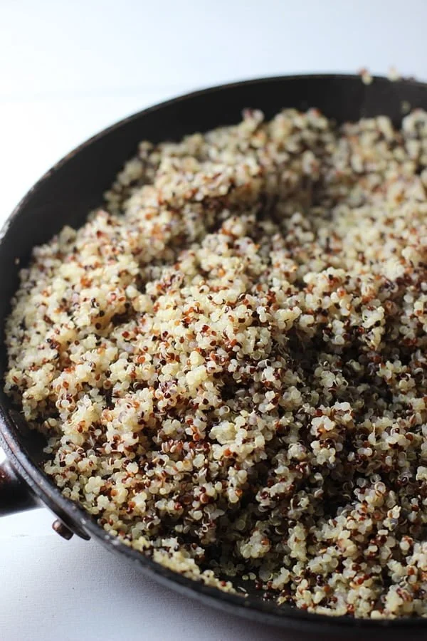 Tri-color quinoa from Trader Joe's 