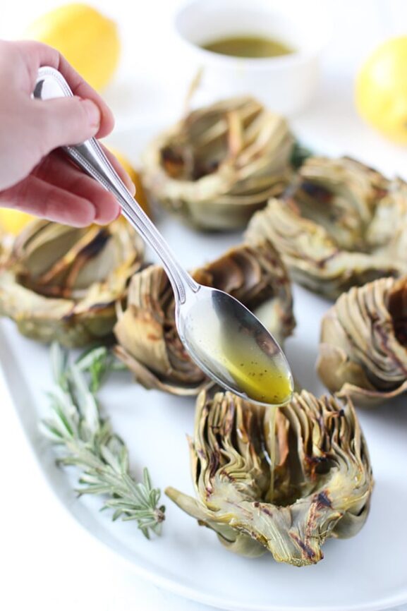 Grilled Artichoke Recipe with Garlic Breadcrumbs Cooking for Keeps