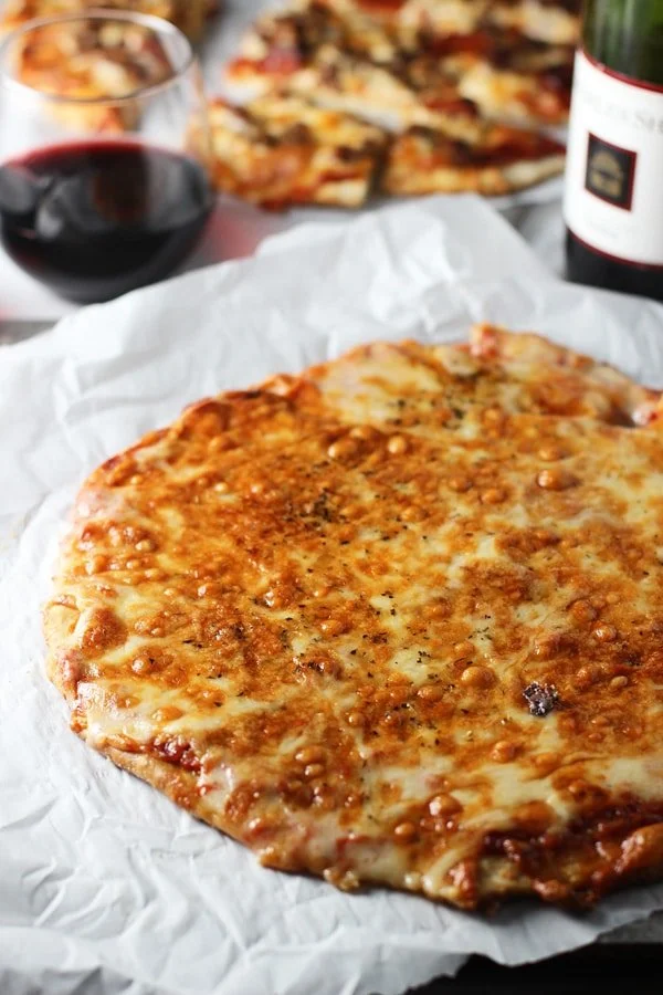 Copycat Imo's St.Louis Style Pizza with No Yeast, No rest Crust