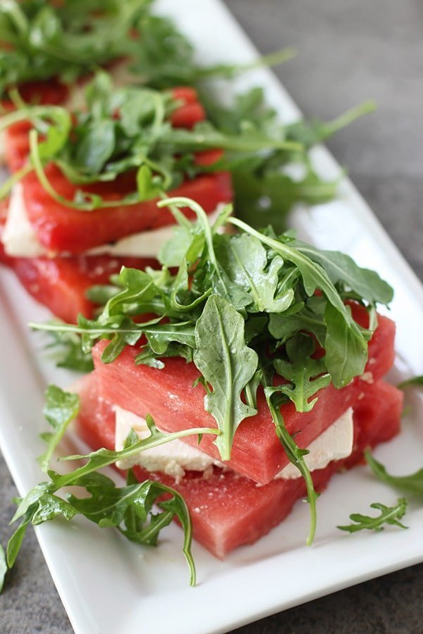 Grilled Watermelon & Feta Stacked Salad 7