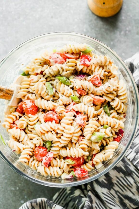 The Best Creamy Pasta Salad - Cooking for Keeps