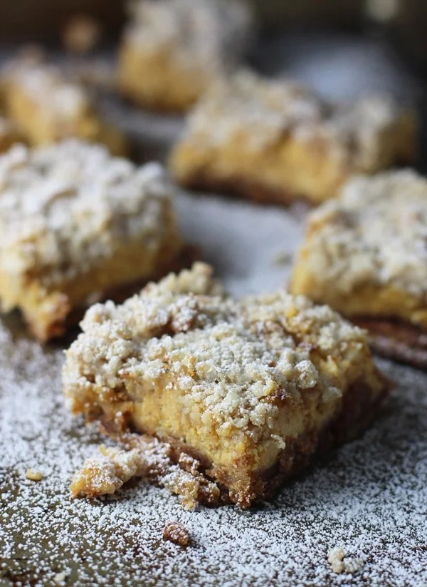Pumpkin Streusal Cheesecake Squares 3