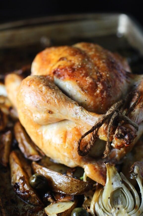 Roast Chicken with Fennel and Olives Cooking for Keeps