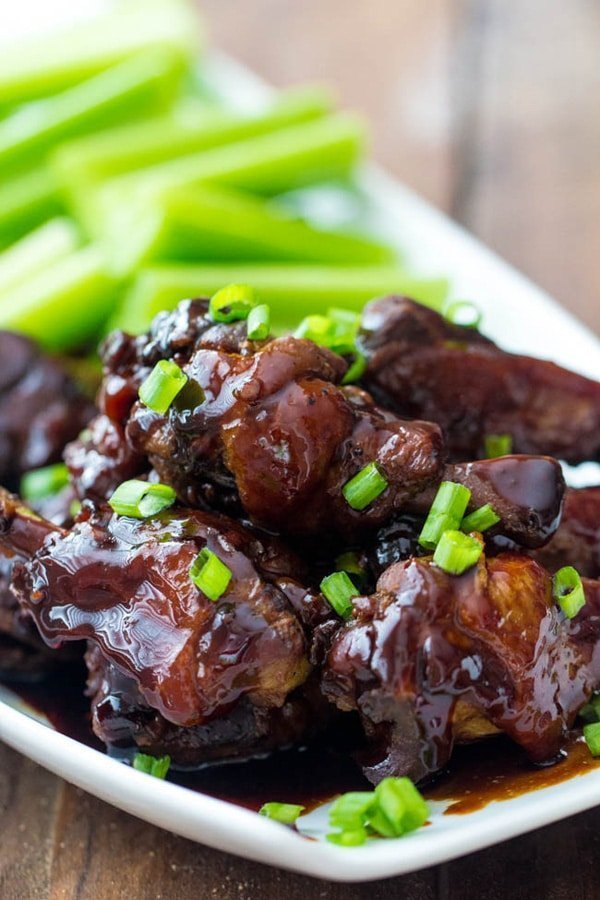 Slow-Cooker Honey Garlic Glazed Wings 2