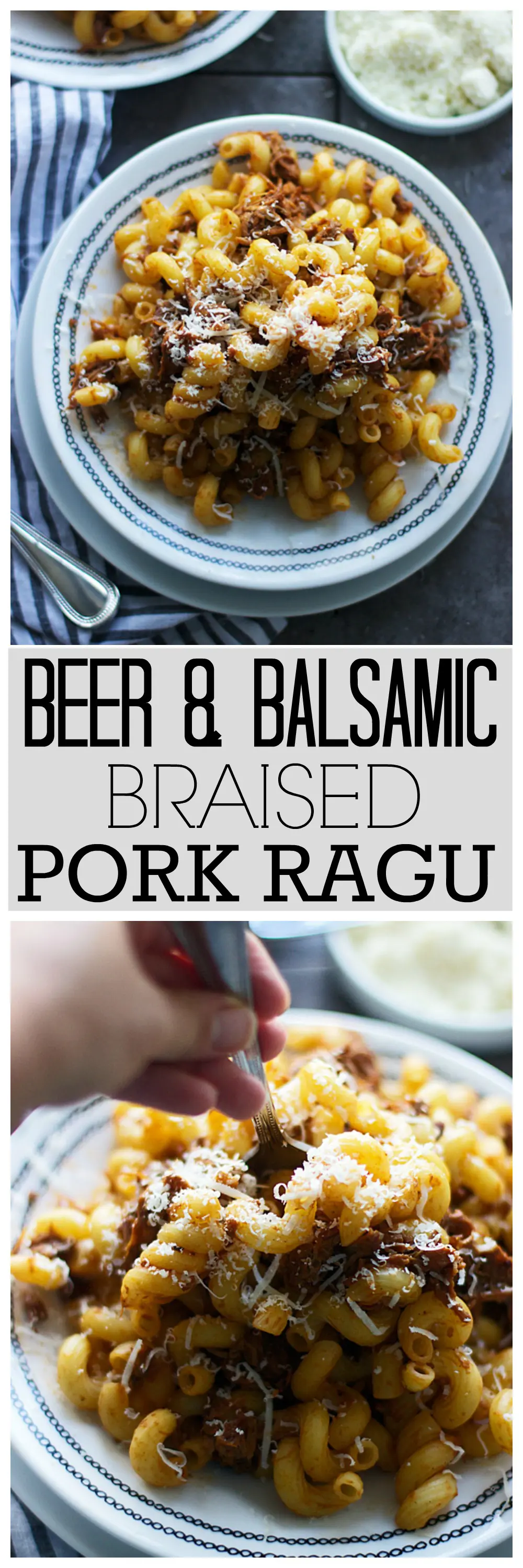 Beer and Balsamic Braised Pork Ragu