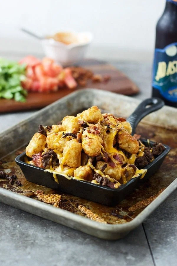Loaded Bacon Cheeseburger Totchos