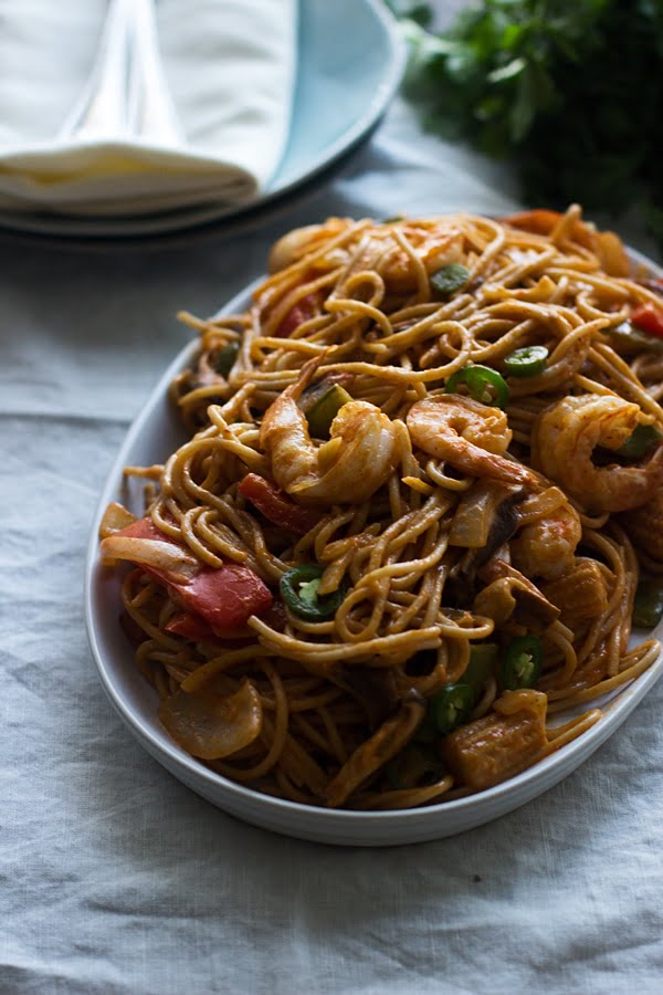 Combination Red Curry and Coconut Noodles - On your table faster than takeout! 