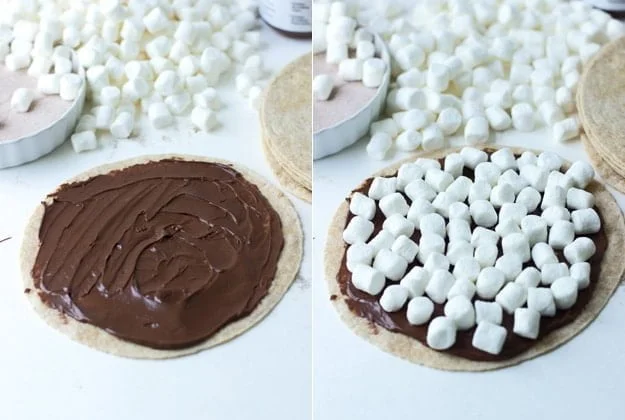 Nutella S'more Churro Quesadillas