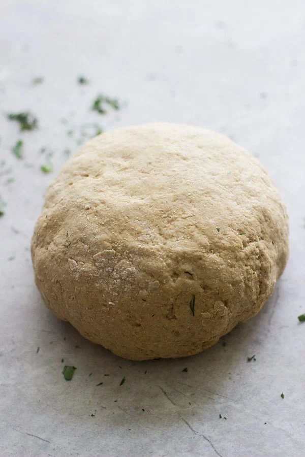 Spring Flatbreads with Herbed Ricotta and Homemade Whole-Wheat Crust