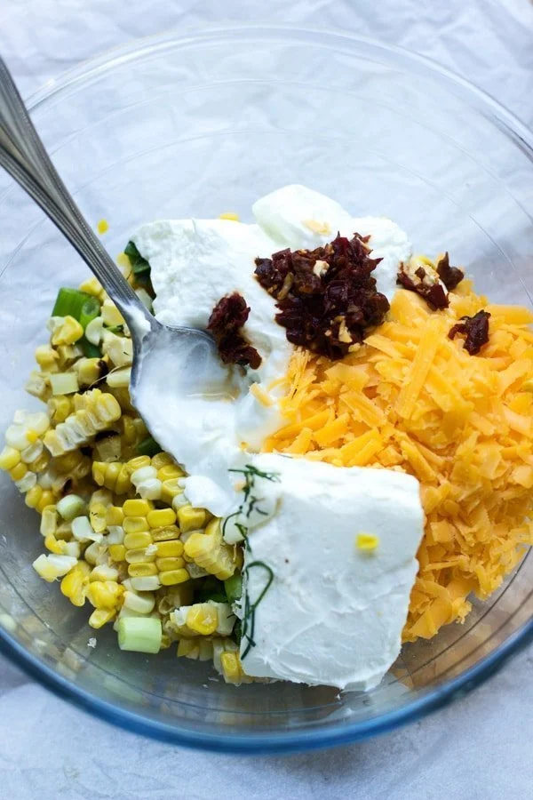 Cheesy Corn, Cheddar and Chipotle Dip 3
