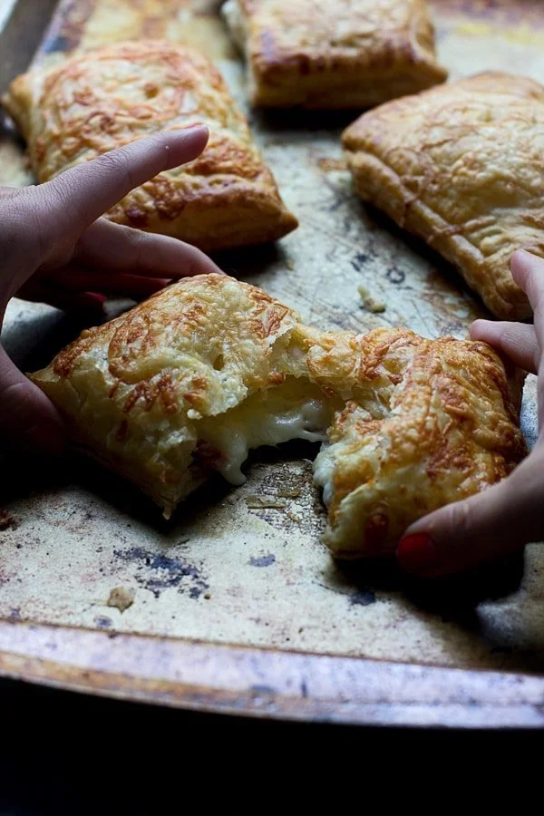Croque Monsieur Pop Tarts All the ingredients of the classic French sandwich stuffed in buttery puff pastry