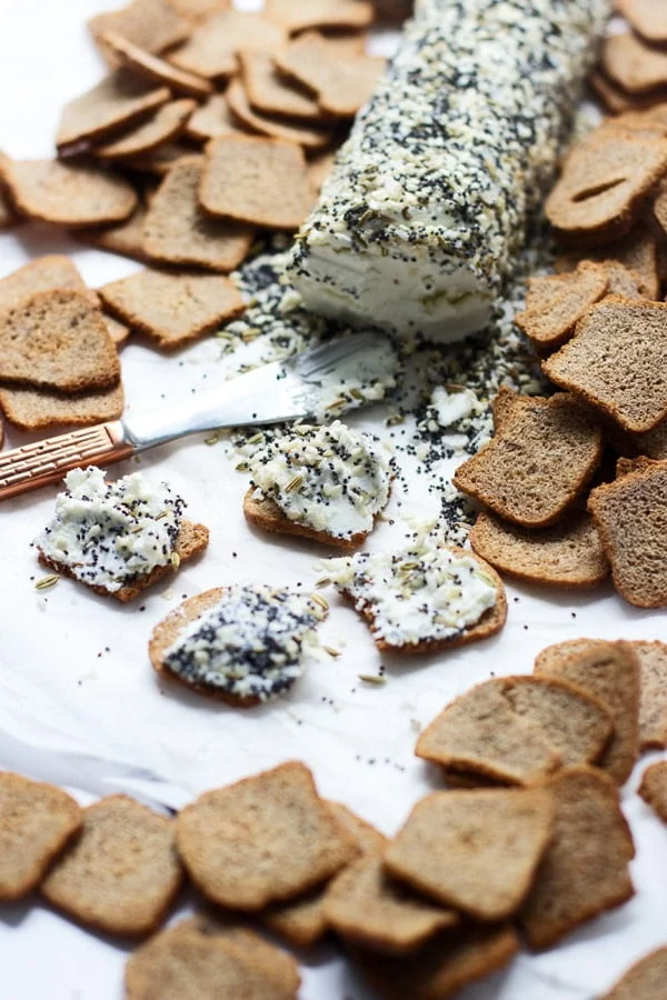 Everything Bagel Goat Cheese Log 3