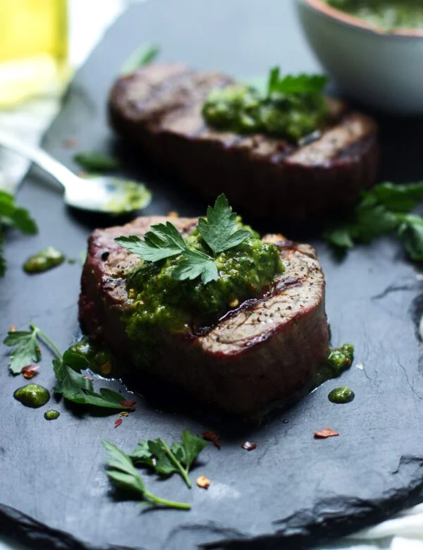 Grilled Beef Tenderloin with Spicy Chimmichuri 2