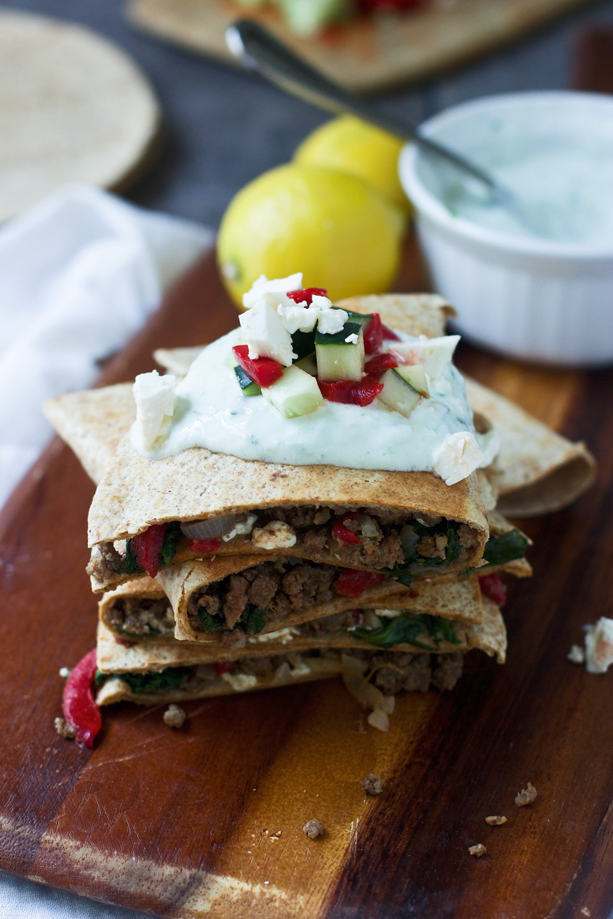 Greek Quesadillas 3