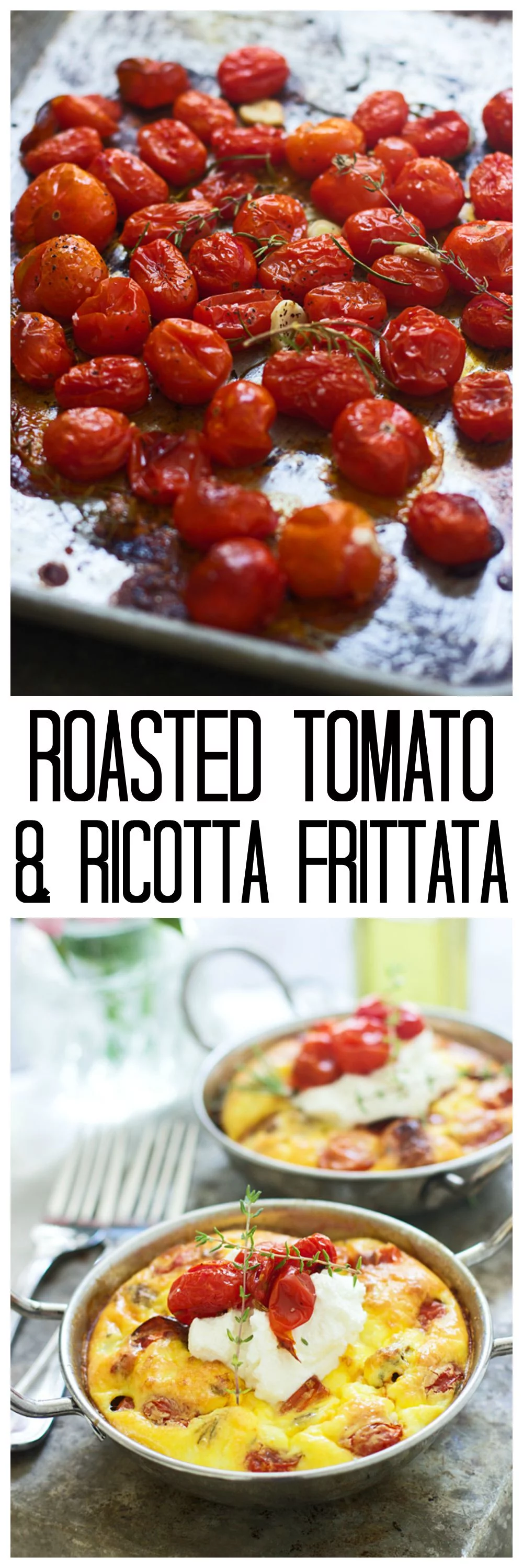 Roasted Tomato, Ricotta and Italian Sausage Frittata