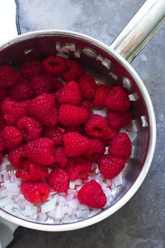 Chipotle Raspberry Black Bean Dip Cooking for Keeps
