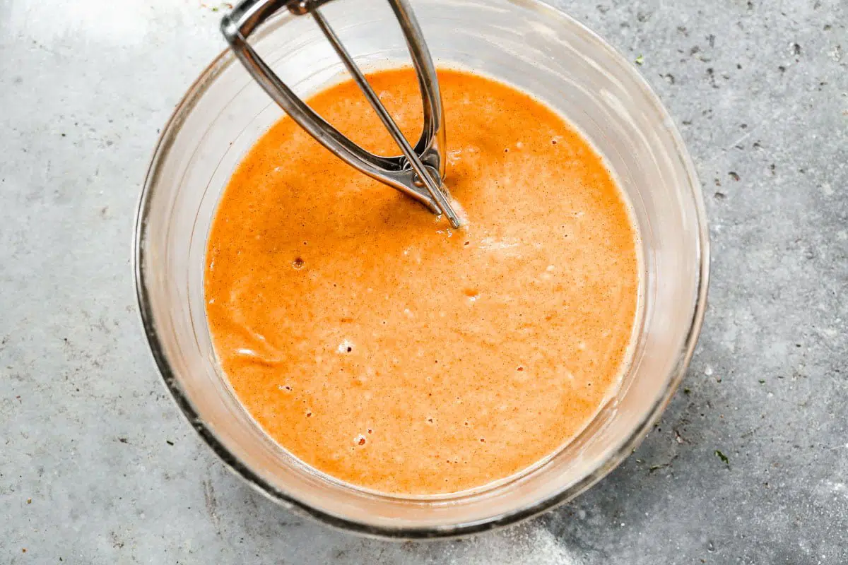 Pumpkin muffins batter