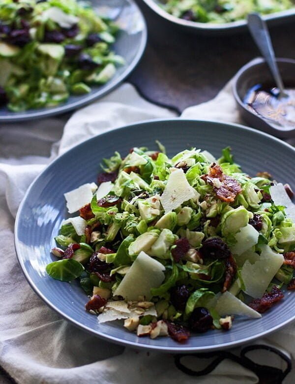 Brussels Sprout, Candied Bacon and Cherry Salad with Brown Butter Vinaigrette 5