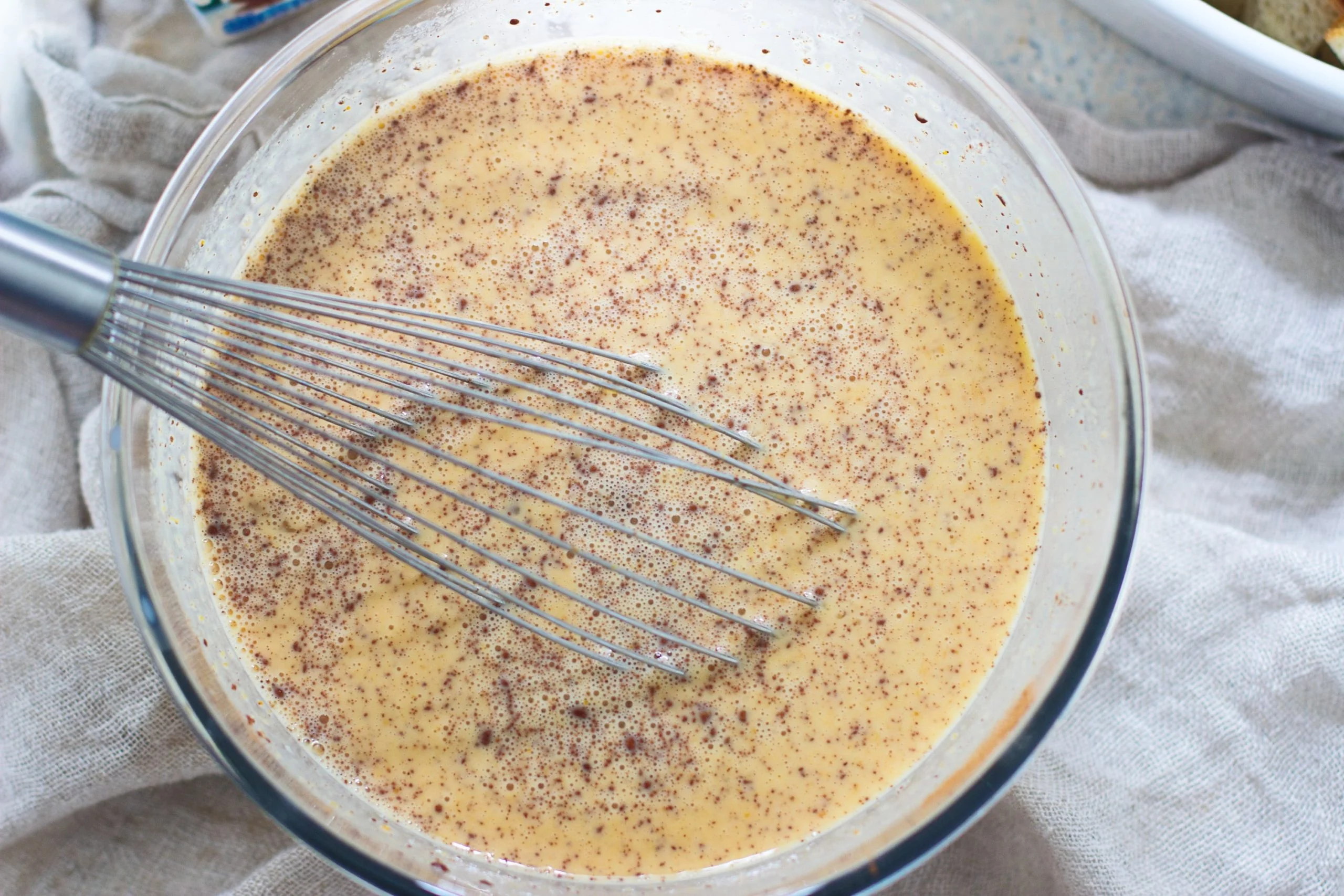 Pumpkin Egg Nog Bread Pudding 6