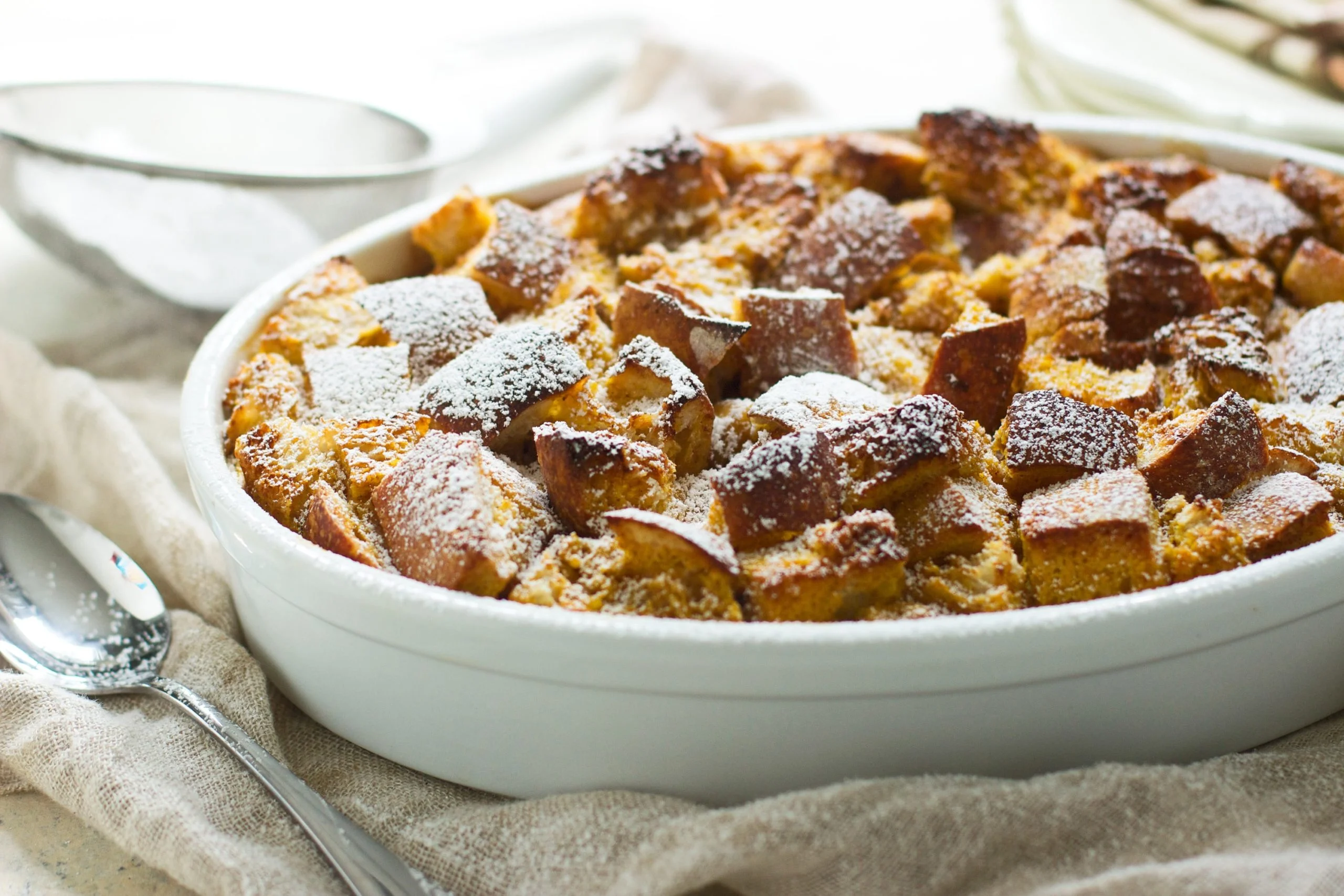 Pumpkin Egg Nog Bread Pudding 7