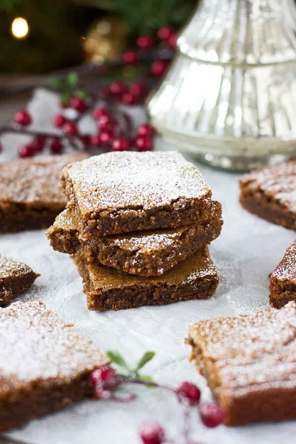 Gingerbread Blondies 3