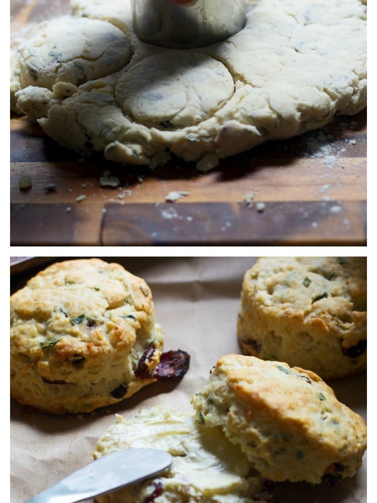 Gruyere, Cranberry and Sage Buttermilk Biscuits Cooking for Keeps